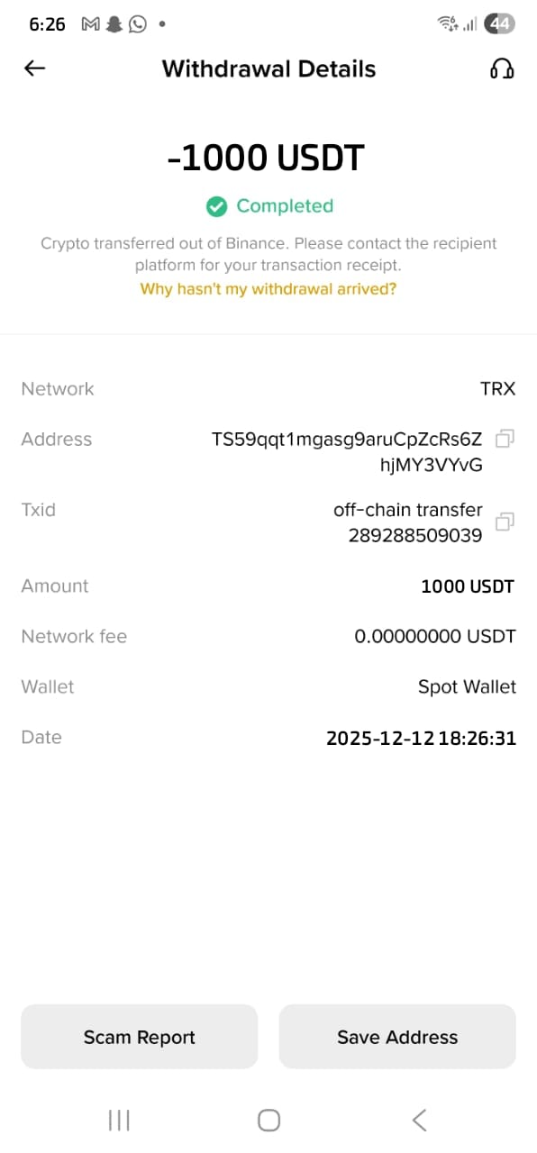 Flash USDT instant transfer